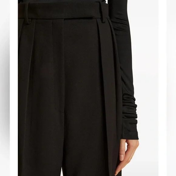 KHAITE Black Wide Leg Pants RUNS SMALL - Picture 3 of 11